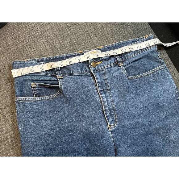 Talbots Medium Wash High Rise Stretched Jeans Sz 12 P - Picture 6 of 9